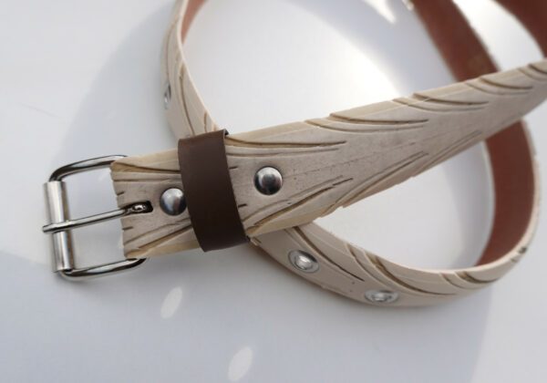 Ceinture beige en pneu de vélo