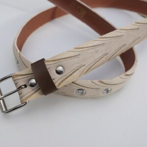 Ceinture beige en pneu de vélo